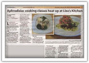 News Herald Article about our Cooking Class